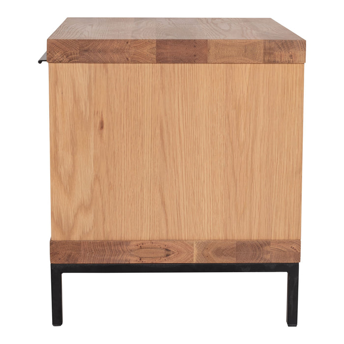 Montego - One Drawer Nightstand - Natural - JaxCo Furniture