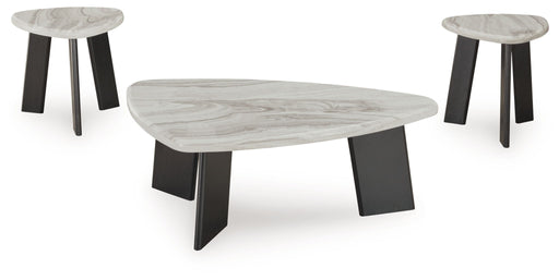 Lilyberg - Occasional Table Set (Set of 3) - Gray / Black - JaxCo Furniture