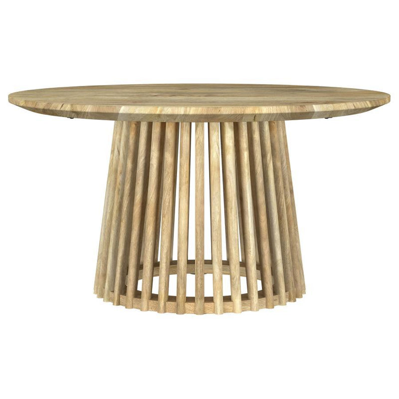 Touhy - Round Solid Wood Table - JaxCo Furniture