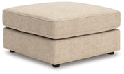 Seyler - Oversized Accent Ottoman - Sand - JaxCo Furniture