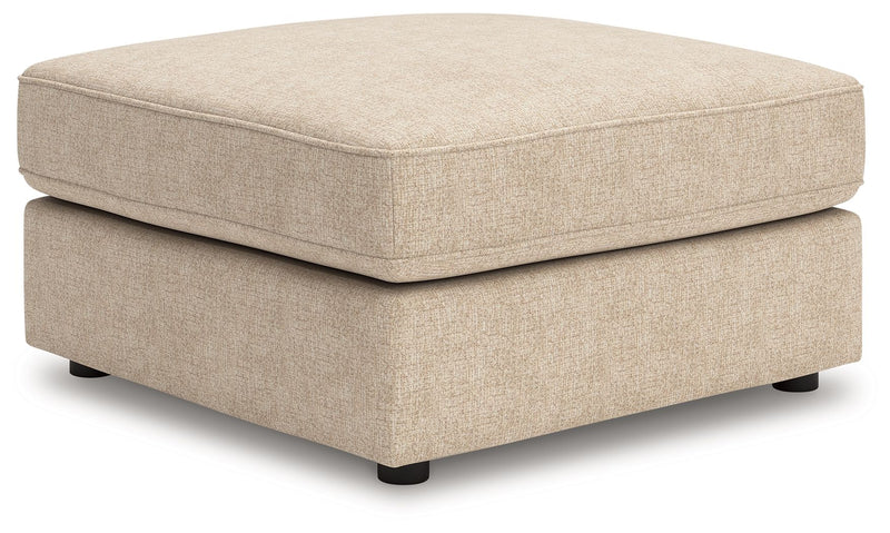 Seyler - Oversized Accent Ottoman - Sand - JaxCo Furniture