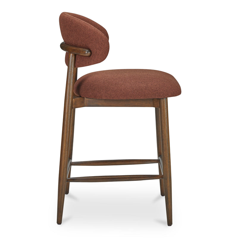 Ellie - Counter Stool - Rust - JaxCo Furniture