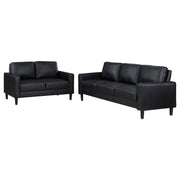 Ruth - Upholstered Track Arm Sofa Set - JaxCo Furniture