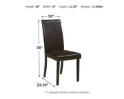 Kimonte - Dining Side Chair - JaxCo Furniture