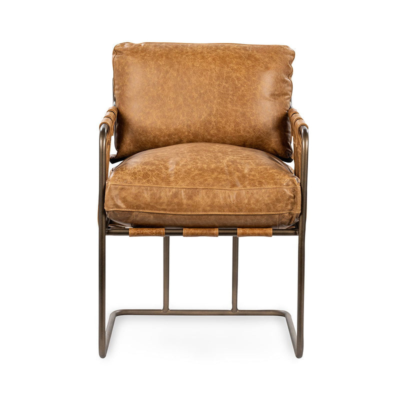 Strapling - Leather Dining Chair - JaxCo Furniture
