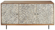 Kerrings - Brown / Black / White - Accent Cabinet - JaxCo Furniture