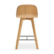 Napoli - Leather Counter Stool - Tan - JaxCo Furniture