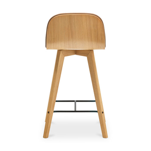 Napoli - Leather Counter Stool - Tan - JaxCo Furniture