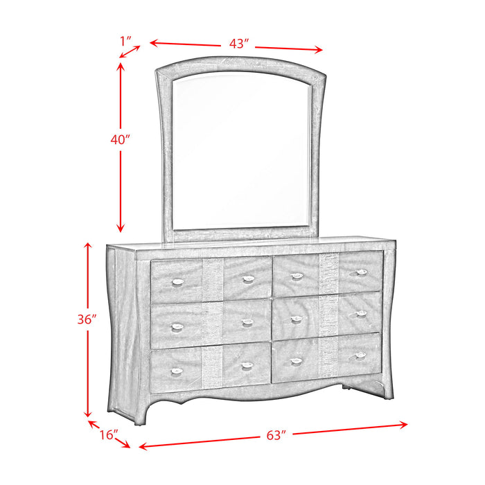 Jenny - Dresser - Espresso - JaxCo Furniture