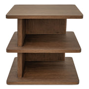 Casey - Side Table - Dark Brown - JaxCo Furniture