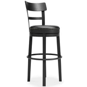 Valebeck -  Tall Upholstered Swivel Barstool - JaxCo Furniture