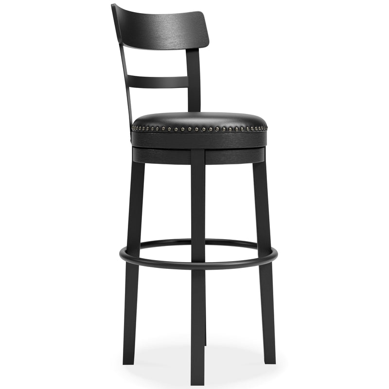 Valebeck -  Tall Upholstered Swivel Barstool - JaxCo Furniture