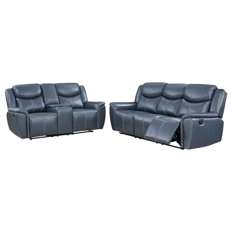Sloane - Upholstered Reclining Sofa Set - JaxCo Furniture
