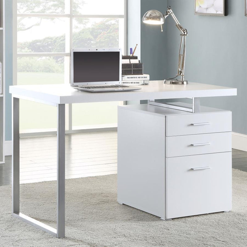 Brennan - 3-Drawer Office Computer Desk - JaxCo Furniture