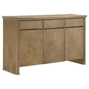 Adina - 2-Door Sideboard Server - Distressed Light Brown - JaxCo Furniture