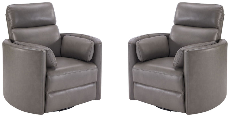 Radius - Cordless Power Swivel Glider Recliner (Set of 2) - JaxCo Furniture