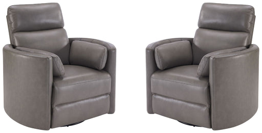 Radius - Cordless Power Swivel Glider Recliner (Set of 2) - JaxCo Furniture