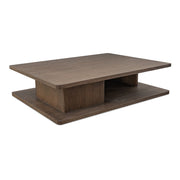 Casey - Large Coffee Table - Dark Brown - JaxCo Furniture