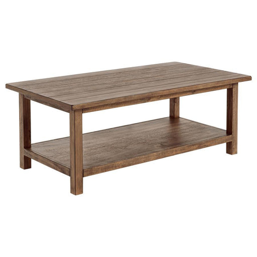 Payne - Wood Coffee Table with Shelf - JaxCo Furniture