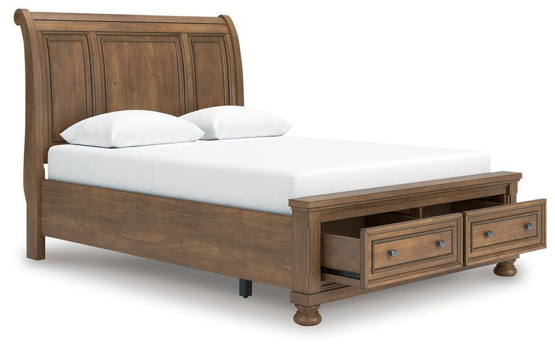 Feddinger - Storage Sleigh Bed - JaxCo Furniture