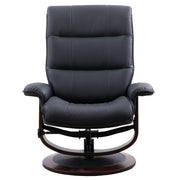 Knight - Manual Reclining Swivel Chair and Ottoman - JaxCo Furniture