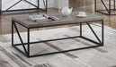 Birdie - Rectangular Engineered Wood Coffee Table - Sonoma Gray - JaxCo Furniture