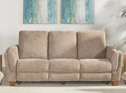 Morehead - Power Reclining Sofa - Biscotti - JaxCo Furniture