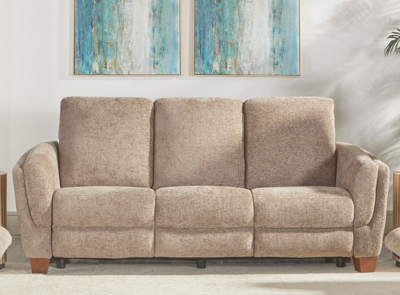 Morehead - Power Reclining Sofa - Biscotti - JaxCo Furniture
