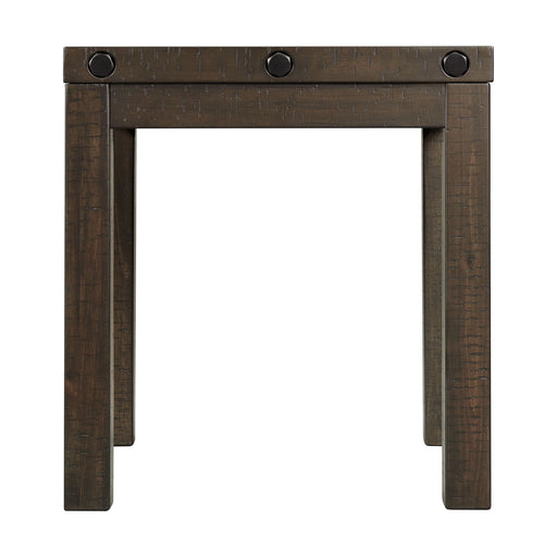 Colorado - Occasional End Table With Usb/Power - Charcoal - JaxCo Furniture