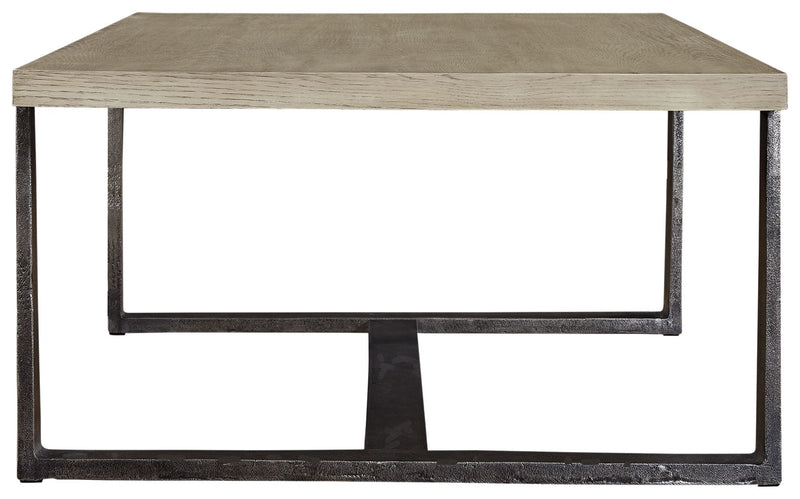 Dalenville - Gray - Rectangular Cocktail Table - JaxCo Furniture