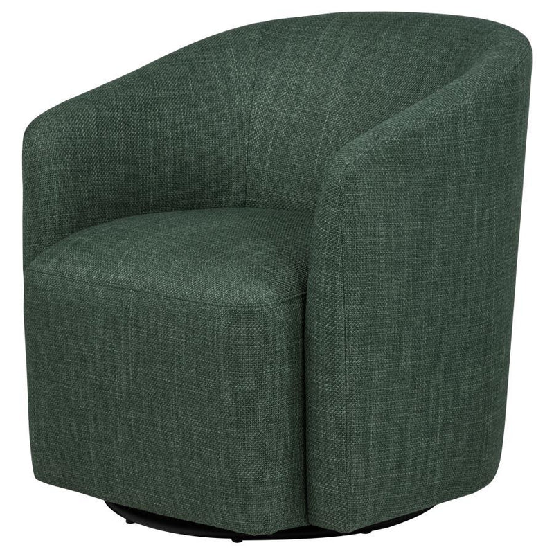Mossbrook - Fabric Upholstered Swivel Accent Chair - JaxCo Furniture