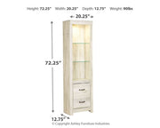 Bellaby - Whitewash - Pier - 2 Drawers - JaxCo Furniture
