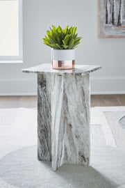 Keithwell - Gray - Square Accent Table - JaxCo Furniture