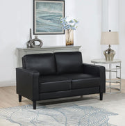 Ruth - Upholstered Track Arm Loveseat - JaxCo Furniture
