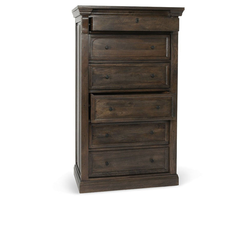 Adelaide - Wood 6 Drawer Chest - Cocoa Brown - JaxCo Furniture