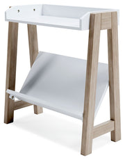 Blariden - White / Tan - Small Bookcase - JaxCo Furniture