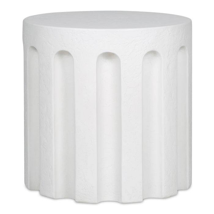 Eris - Outdoor Accent Table - White - JaxCo Furniture