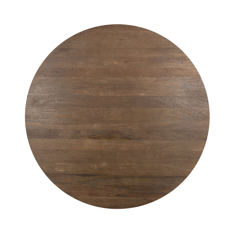 Hera - Mango Wood 60" Round Dining Table - JaxCo Furniture