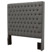 Camille - Upholstered California King Panel Headboard - Gray - JaxCo Furniture