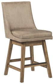 Tallenger - Swivel Barstool (Set of 2) - JaxCo Furniture