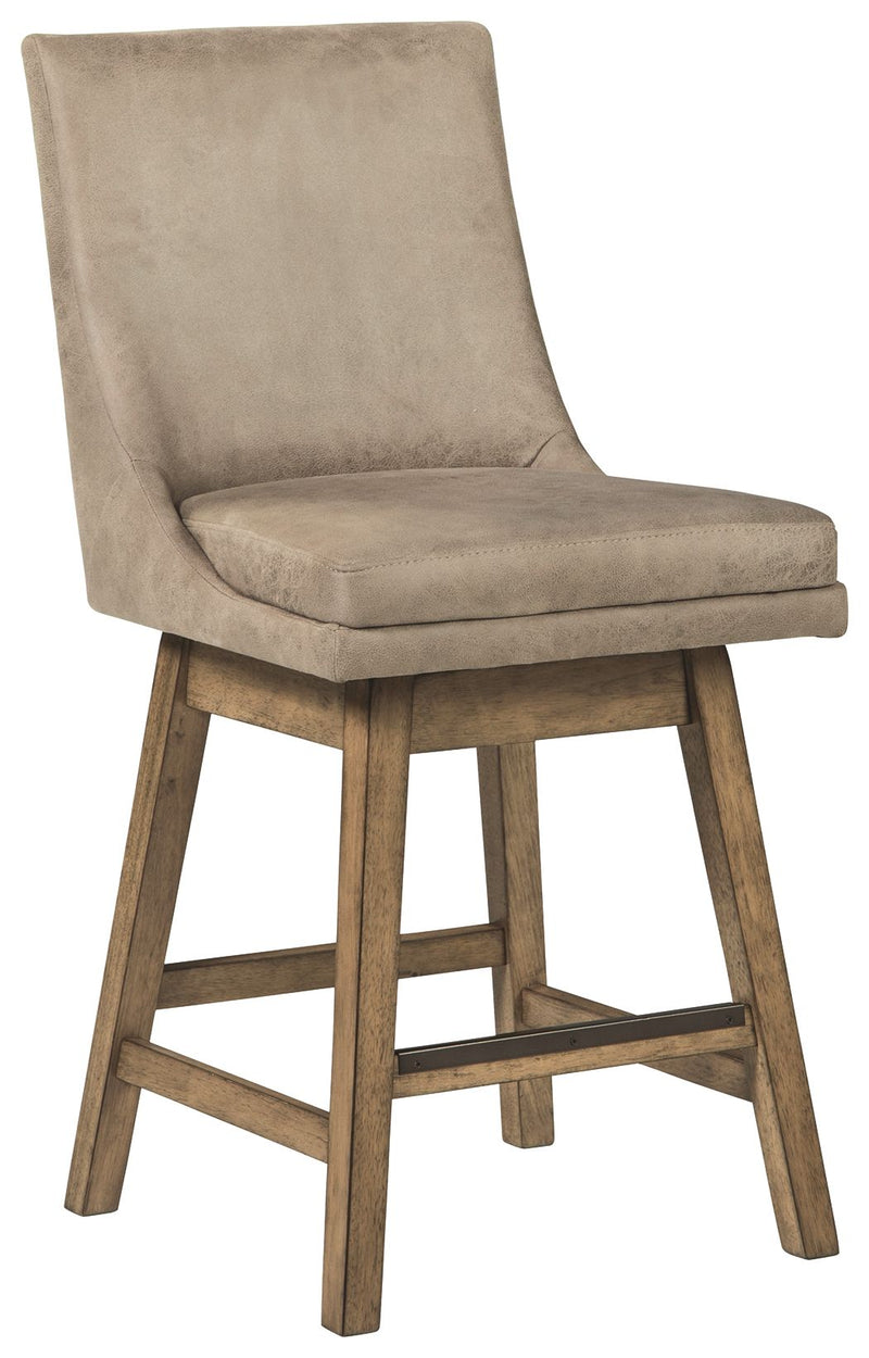 Tallenger - Swivel Barstool (Set of 2) - JaxCo Furniture