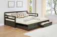 Sorrento - 2-Drawer Twin Long Daybed With Extension Trundle - Gray - JaxCo Furniture