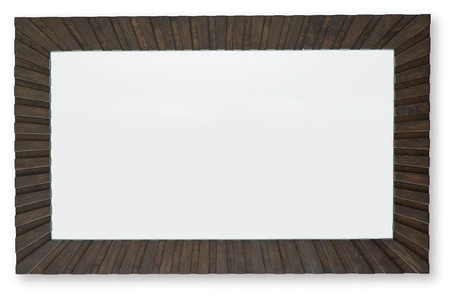 Advin - Dark Brown - Accent Mirror - JaxCo Furniture