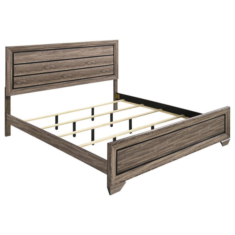 Kauffman - Wood Panel Bed - JaxCo Furniture