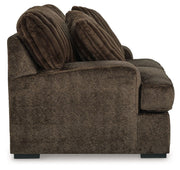 Aylesworth - Chocolate - Loveseat - JaxCo Furniture
