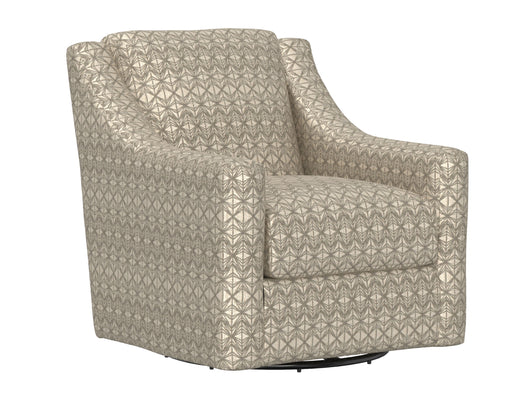 Hyde Park - Swivel Fabric Chair - Beige - JaxCo Furniture