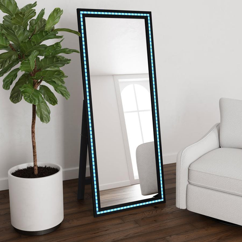 Windrose - Tempered LED Standing Mirror - JaxCo Furniture