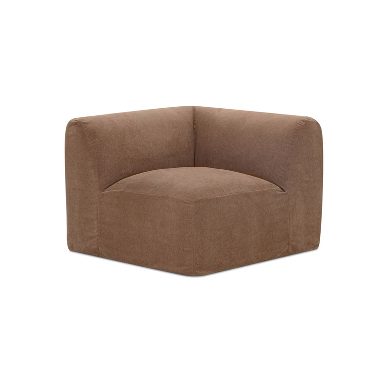 Isla - Corner Chair - Light Brown - JaxCo Furniture