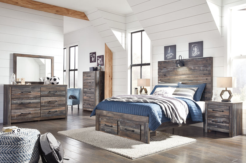 Drystan - Panel Bed - JaxCo Furniture