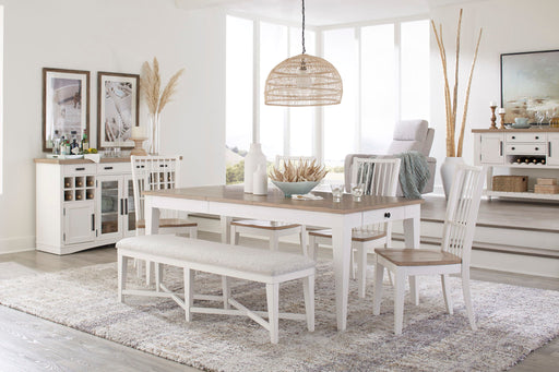 Americana Modern Dining - Upholstered Bench - Cotton - JaxCo Furniture